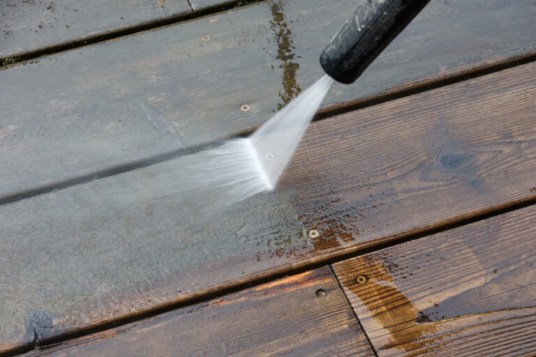 How To Power Wash a Deck The Right Way K & T Window Cleaning